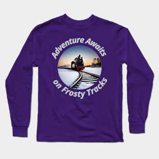 Frosty Tracks of Adventure Long Sleeve T-Shirt